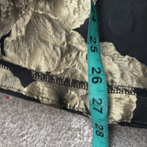 Joseph Ribkof Foil Gold Metallic Floral Jacket - Picture 13 of 14